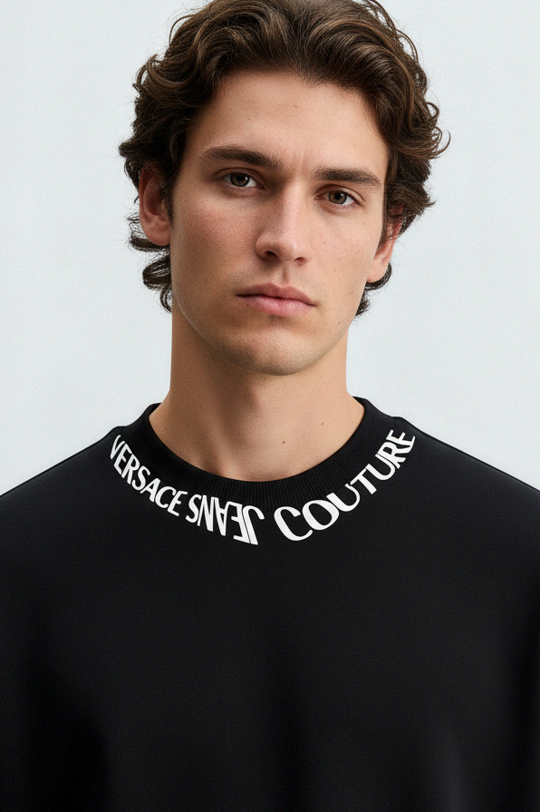 Versace Jeans Couture sweatshirt featuring embroidered details available at Lestyle Boutique Melbourne