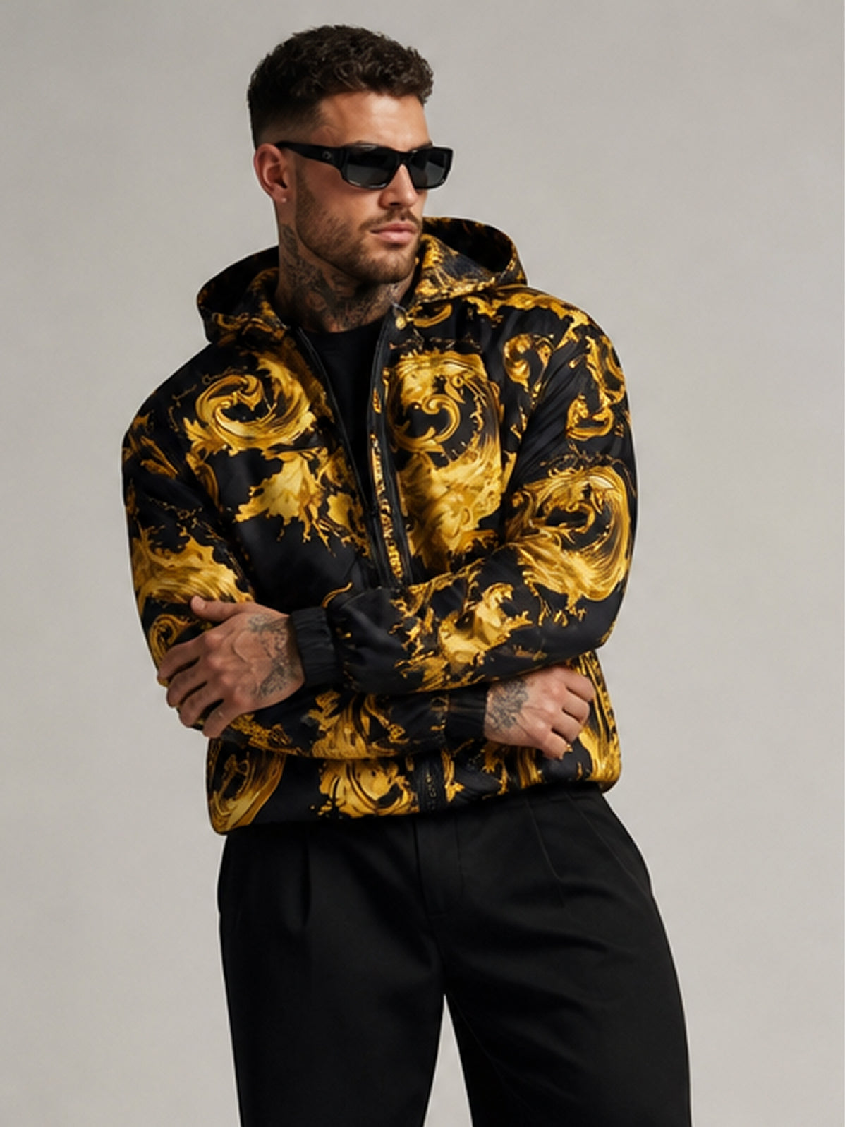VERSACE JEANS COUTURE REVERSIBLE JACKET