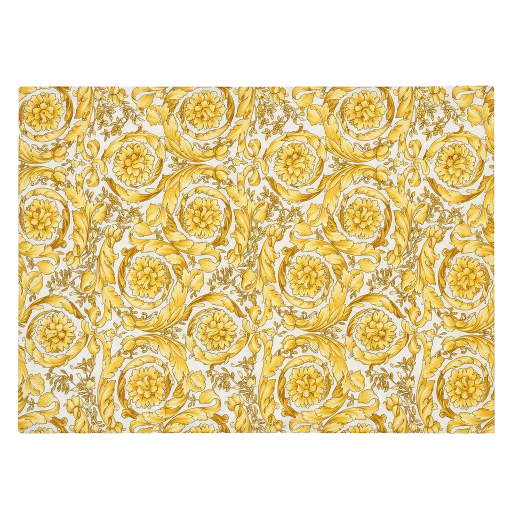 Versace pillowcase set featuring yellow floral pattern available at Lestyle Boutique Melbourne