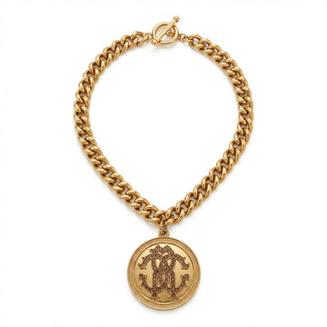 Roberto Cavalli necklace featuring a statement medallion with crystal accents available at Lestyle Boutique Melbourne