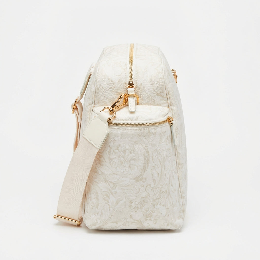 Versace baby printed changing bag featuring luxury design available at Lestyle Boutique Melbourne