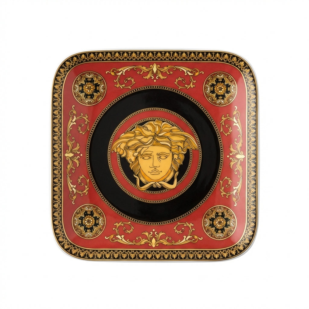 Versace plate featuring intricate design available at Lestyle Boutique Melbourne