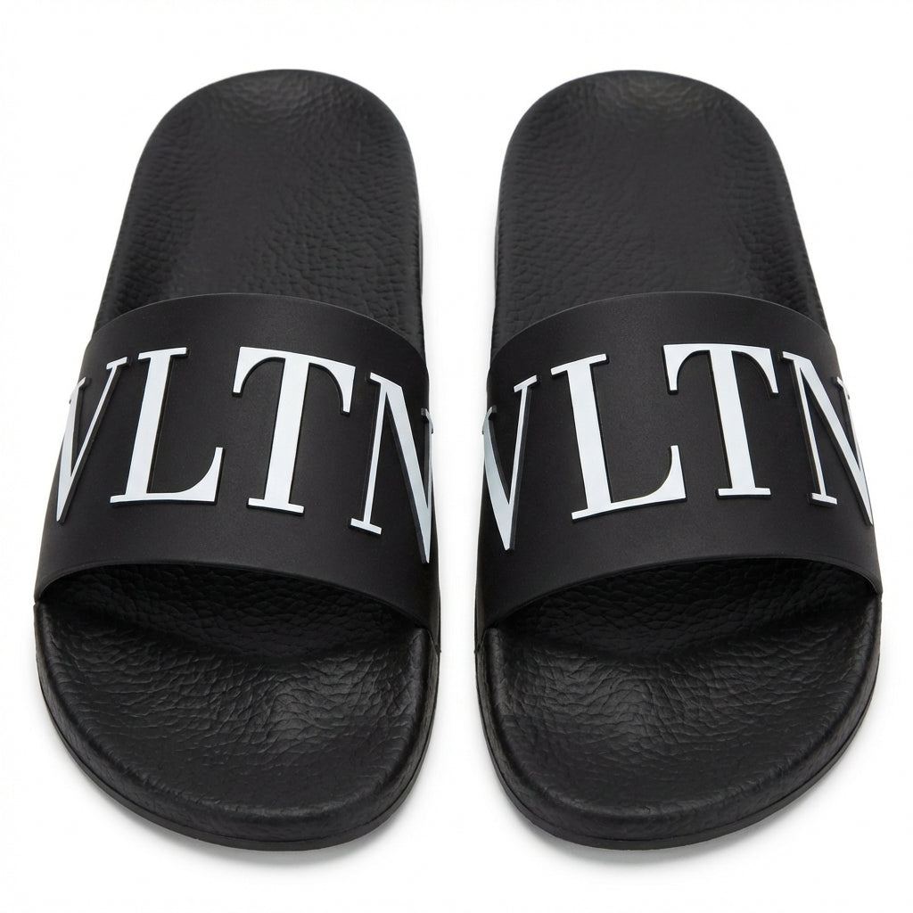 Valentino slides with logo available at Lestyle Boutique Melbourne