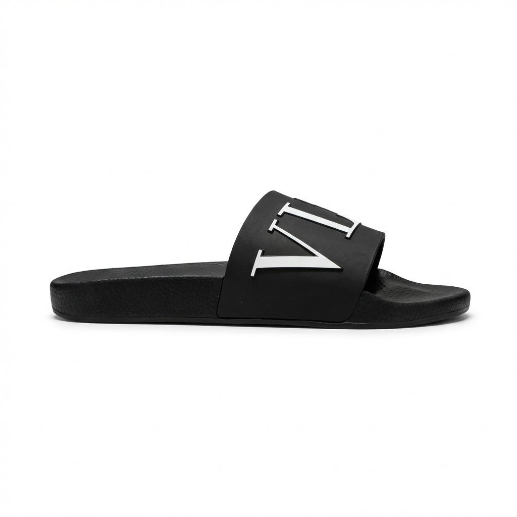 Valentino slides with logo available at Lestyle Boutique Melbourne