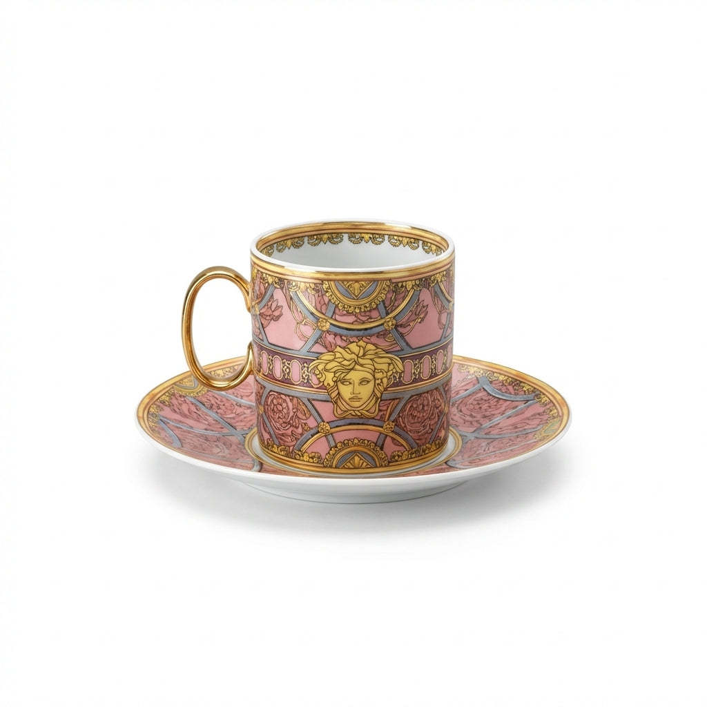 Versace cup & saucer featuring intricate design details available at Lestyle Boutique Melbourne