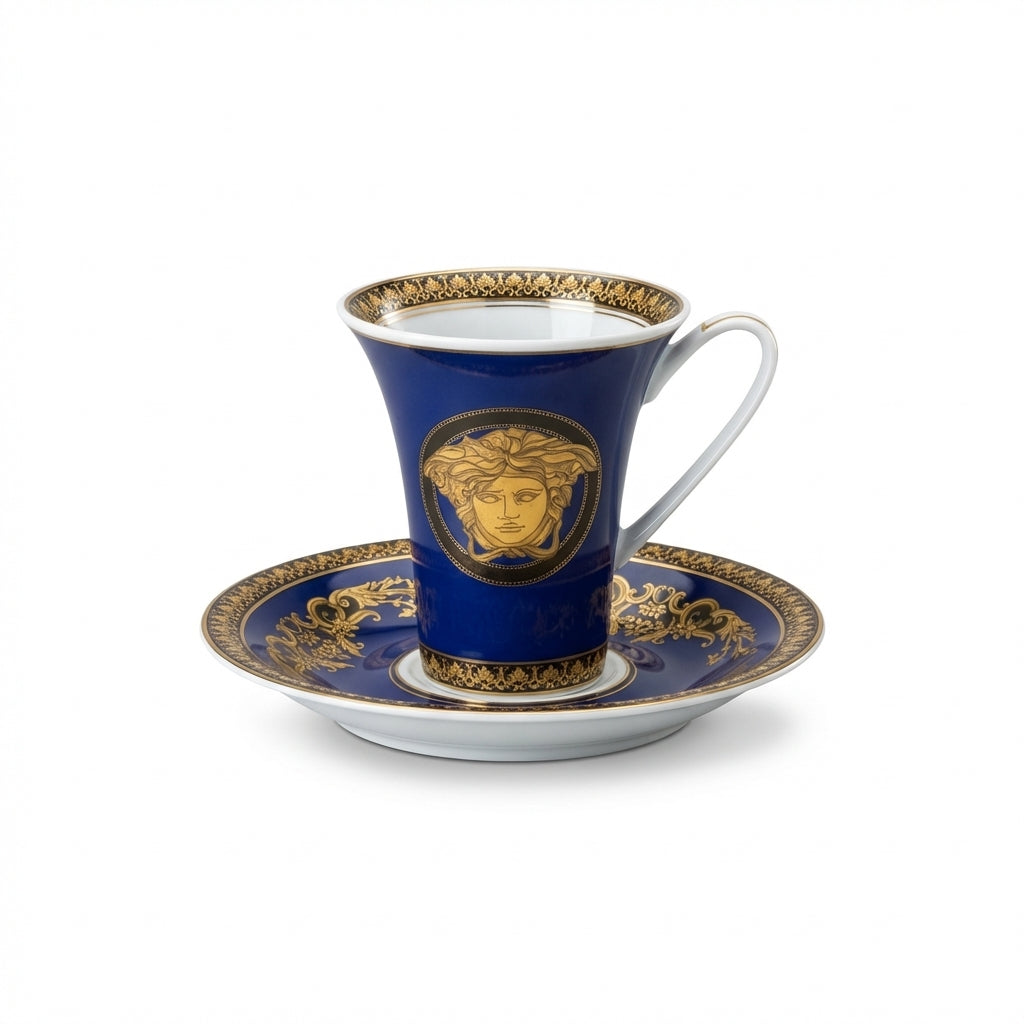 Versace espresso cup & saucer featuring Medusa logo at Lestyle Boutique Melbourne