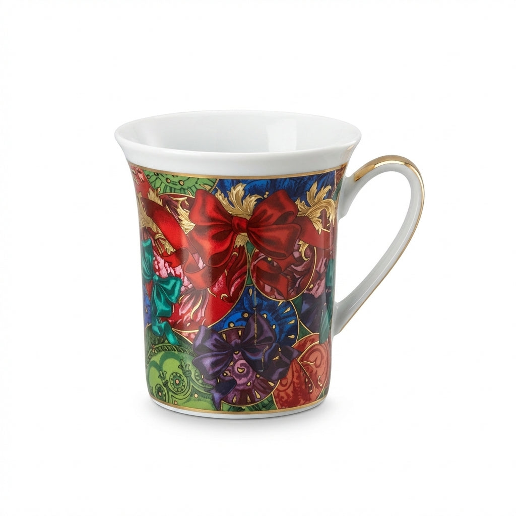 Versace cup featuring vibrant floral design available at Lestyle Boutique Melbourne
