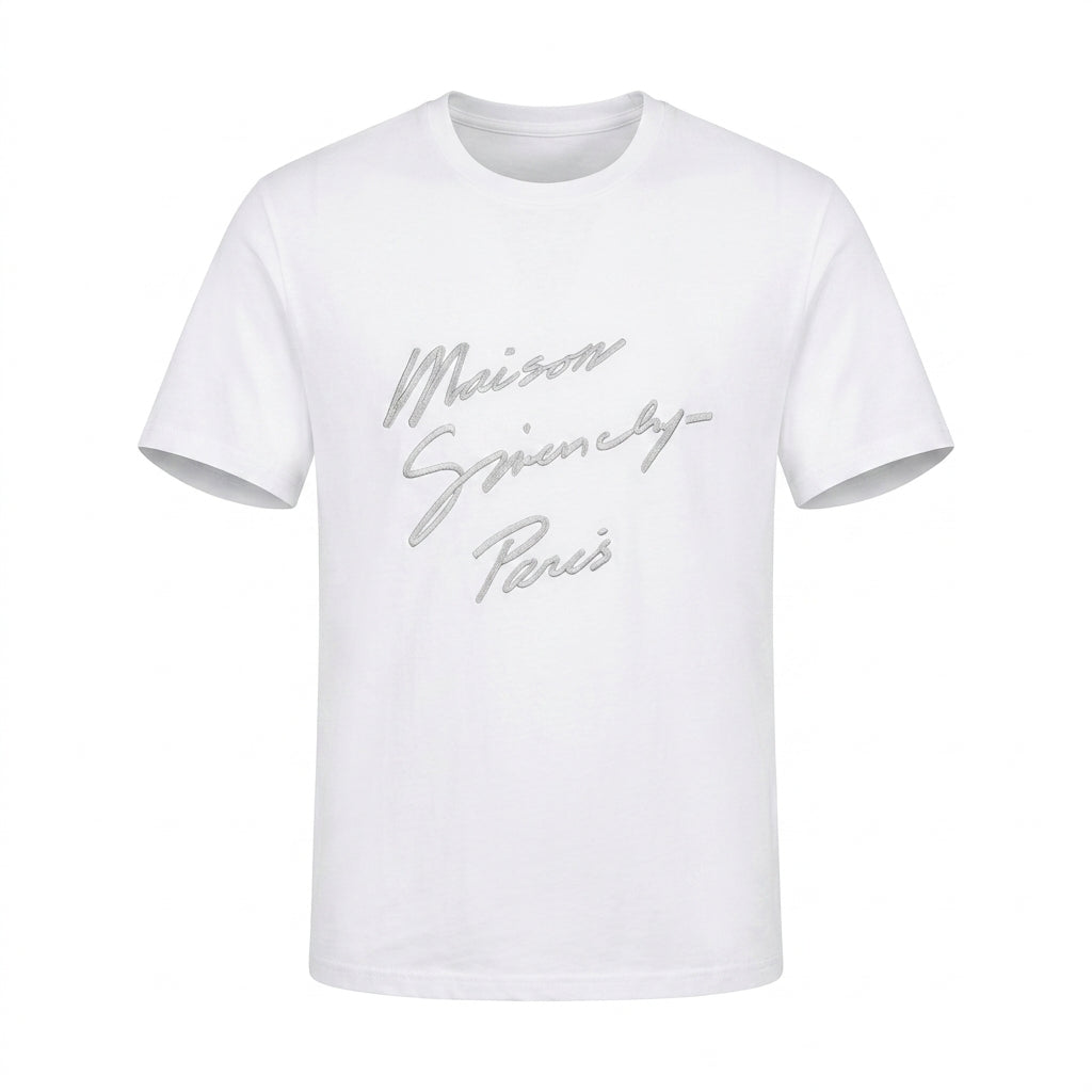 Givenchy t-shirt featuring handwritten logo design available at Lestyle Boutique Melbourne