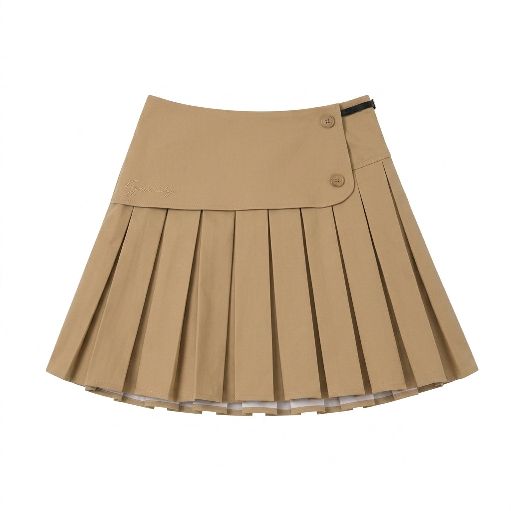 GIVENCHY pleated skirt featuring a flap available at Lestyle Boutique Melbourne