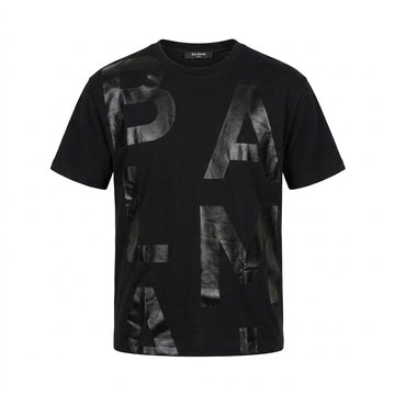 Balmain T-shirt featuring bold letter print available at Lestyle Boutique Melbourne