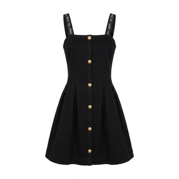Balmain dress featuring gold buttons available at Lestyle Boutique Melbourne