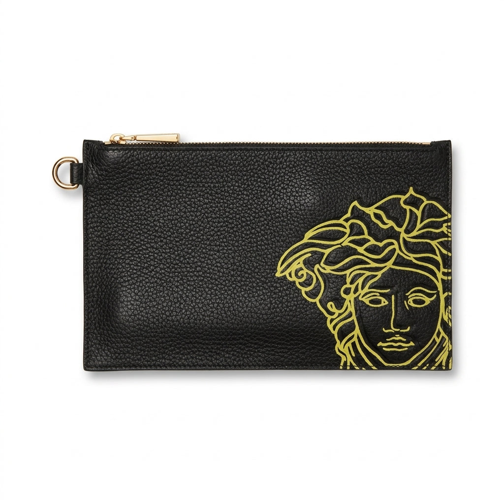 VERSACE clutch featuring Medusa artwork available at Lestyle Boutique Melbourne