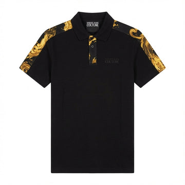 Versace Jeans Couture polo shirt featuring bold shoulder design available at Lestyle Boutique Melbourne