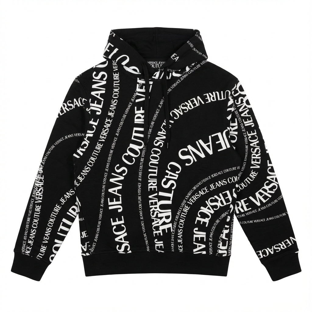 Versace Jeans Couture hoodie featuring bold logo print available at Lestyle Boutique Melbourne