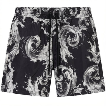 Versace Jeans Couture shorts featuring wave print available at Lestyle Boutique Melbourne