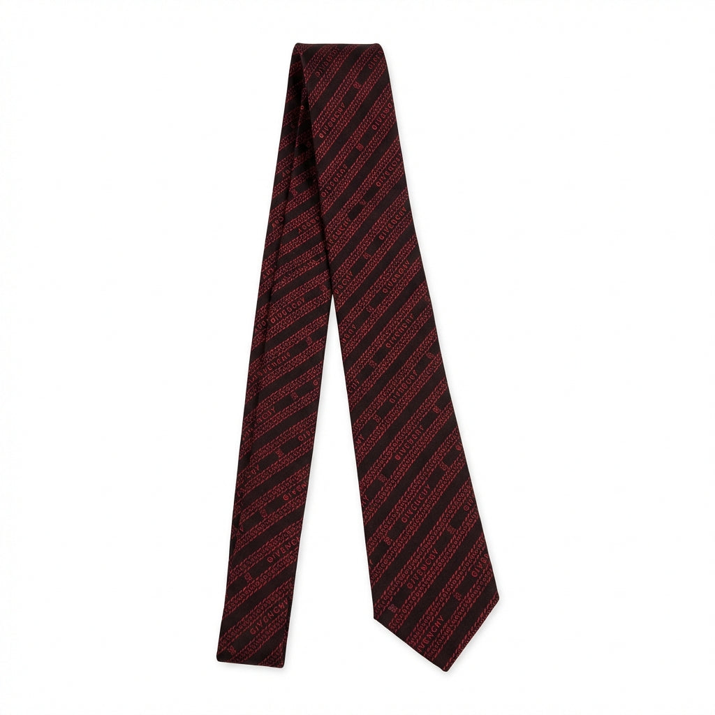 Givenchy tie featuring detailed design available at Lestyle Boutique Melbourne