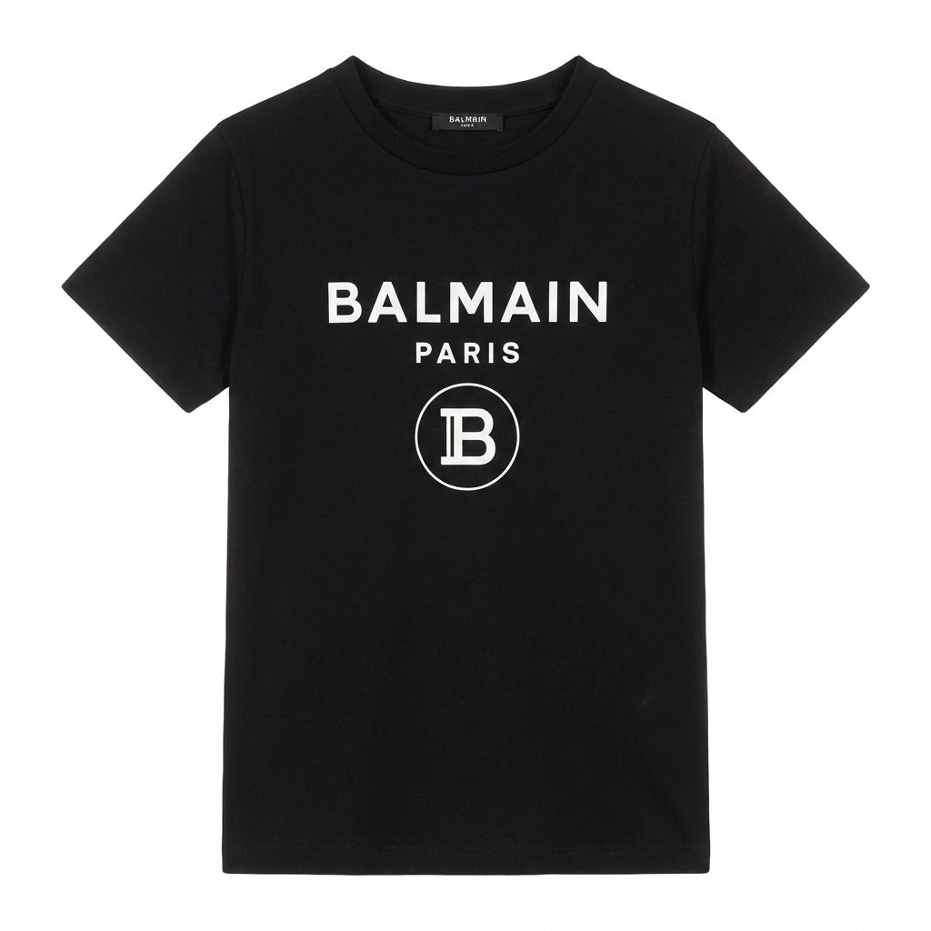 Balmain kids T-shirt featuring logo print available at Lestyle Boutique Melbourne