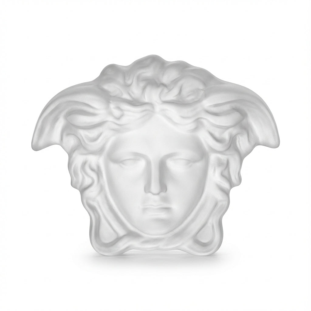 Versace Medusa Lumiere Paperweight featuring Medusa head design available at Lestyle Boutique Melbourne