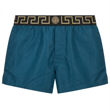 Versace shorts featuring Greek key waistband available at Lestyle Boutique Melbourne