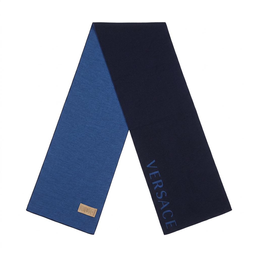 Versace scarf featuring color-block design available at Lestyle Boutique Melbourne