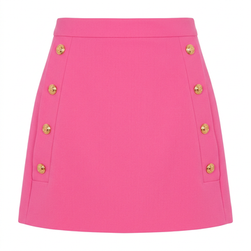 Balmain skirt featuring gold button details available at Lestyle Boutique Melbourne