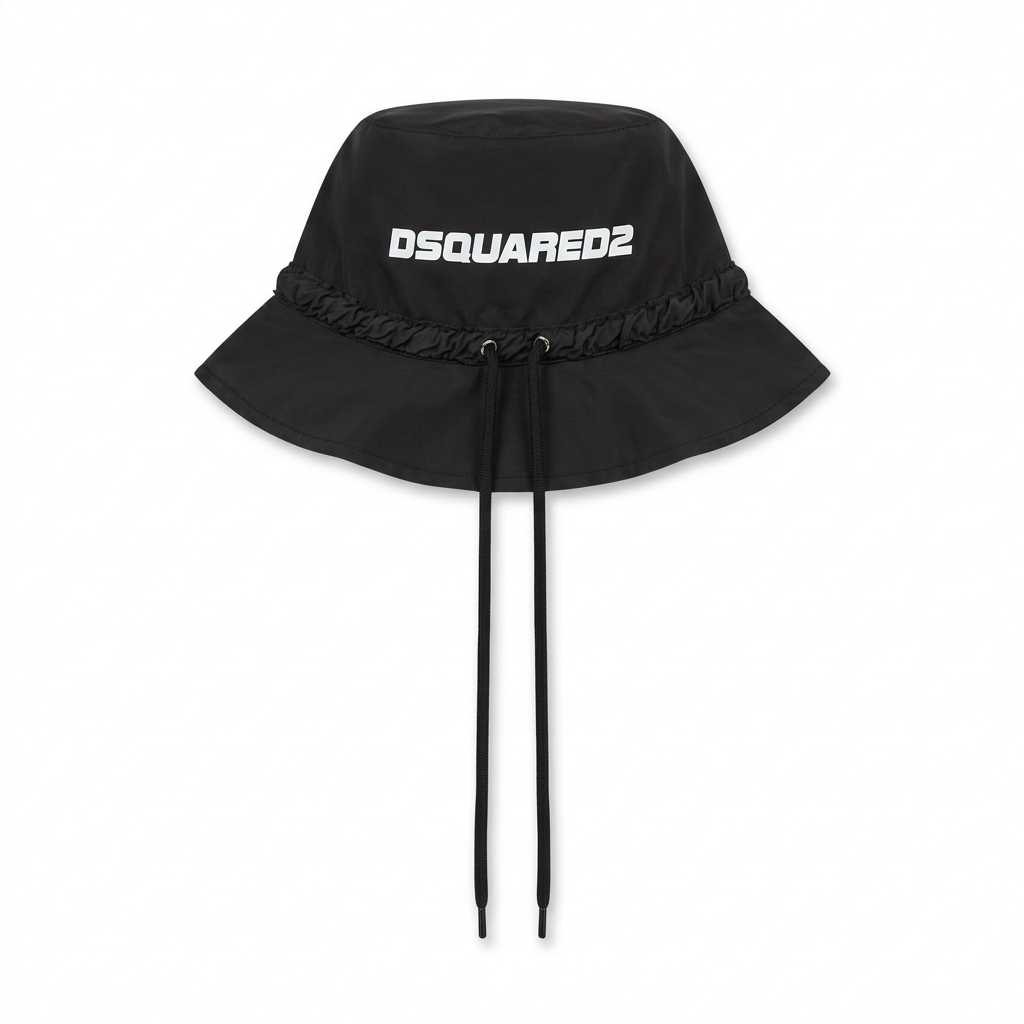 Dsquared2 hat featuring drawstring detail available at Lestyle Boutique Melbourne