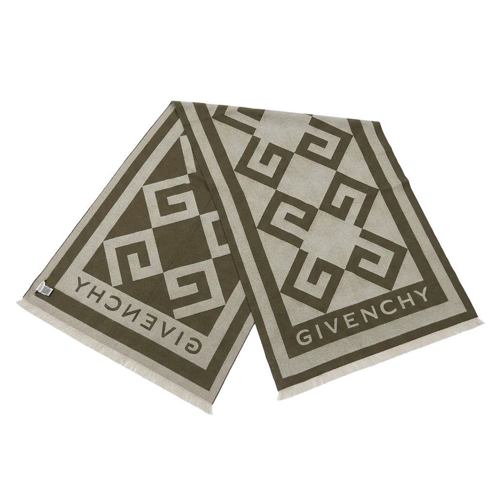 Givenchy scarf featuring geometric pattern available at Lestyle Boutique Melbourne