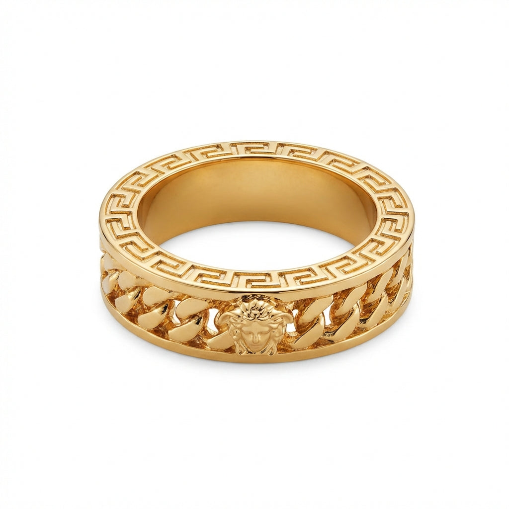 Versace ring featuring detailed design available at Lestyle Boutique Melbourne