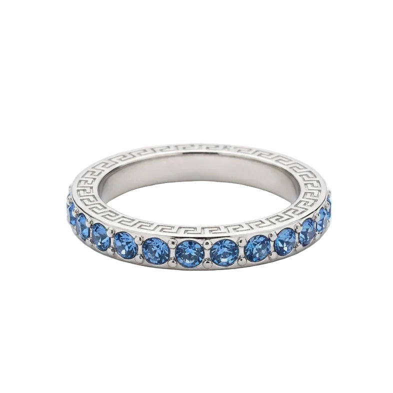 Versace ring featuring blue gemstones available at Lestyle Boutique Melbourne