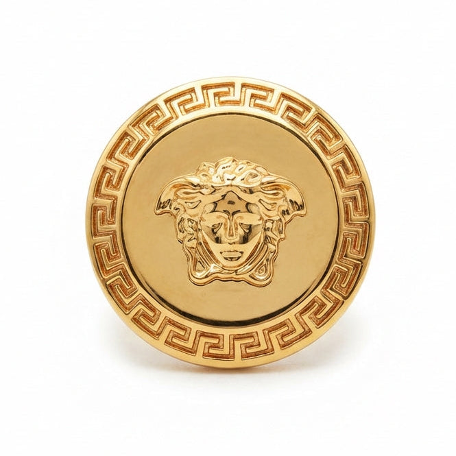 Versace ring featuring Medusa head logo available at Lestyle Boutique Melbourne