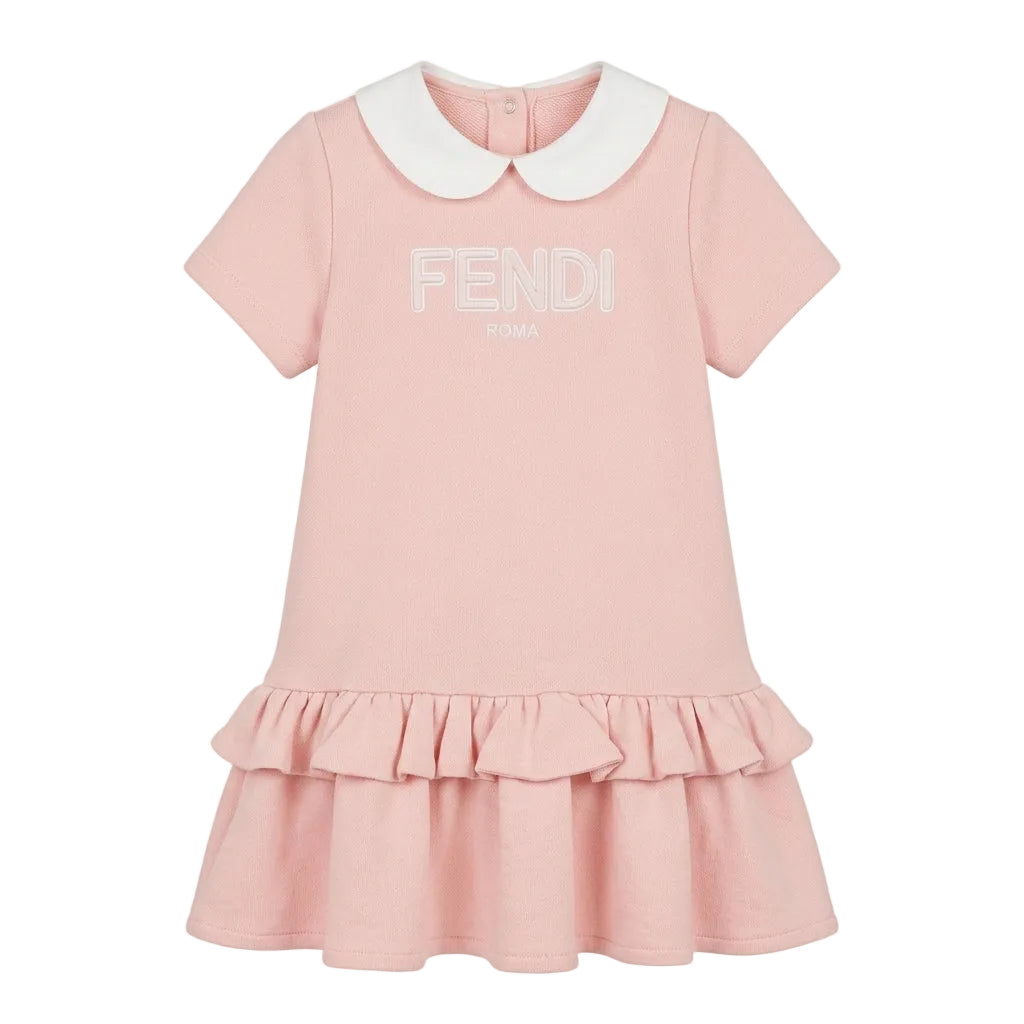 Fendi kids dress featuring ruffle detail available at Lestyle Boutique Melbourne