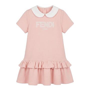 Fendi kids dress featuring ruffle detail available at Lestyle Boutique Melbourne