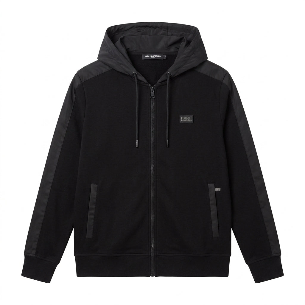 Karl Lagerfeld hoodie featuring zip-up design available at Lestyle Boutique Melbourne