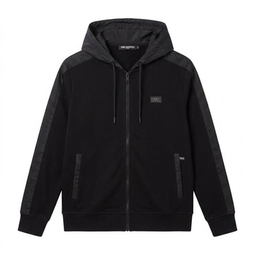 Karl Lagerfeld hoodie featuring zip-up design available at Lestyle Boutique Melbourne