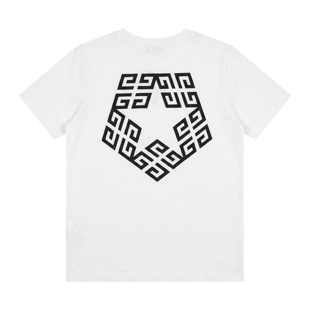 GIVENCHY kids T-shirt featuring geometric logo print available at Lestyle Boutique Melbourne
