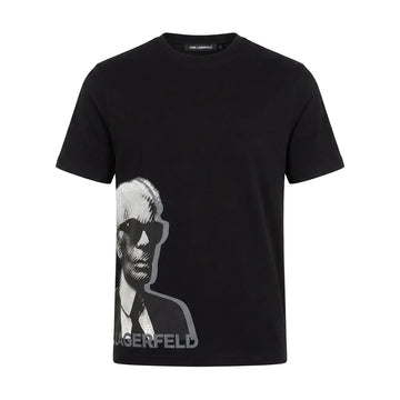 Karl Lagerfeld T-shirt featuring Karl Lagerfeld portrait available at Lestyle Boutique Melbourne
