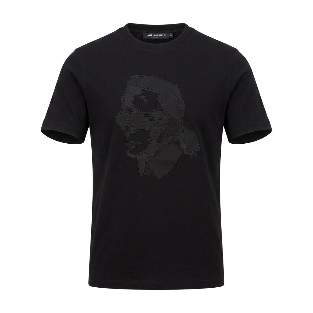 Karl Lagerfeld T-shirt featuring graphic logo print available at Lestyle Boutique Melbourne