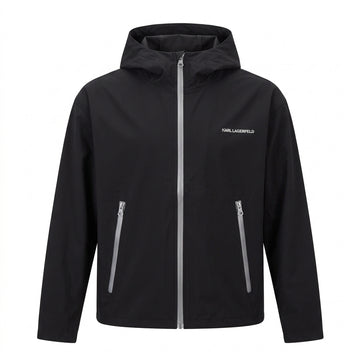 Karl Lagerfeld hooded jacket featuring zip-through design available at Lestyle Boutique Melbourne