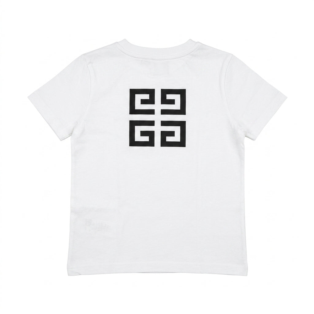 Givenchy boys T-shirt featuring front 4G logo available at Lestyle Boutique Melbourne