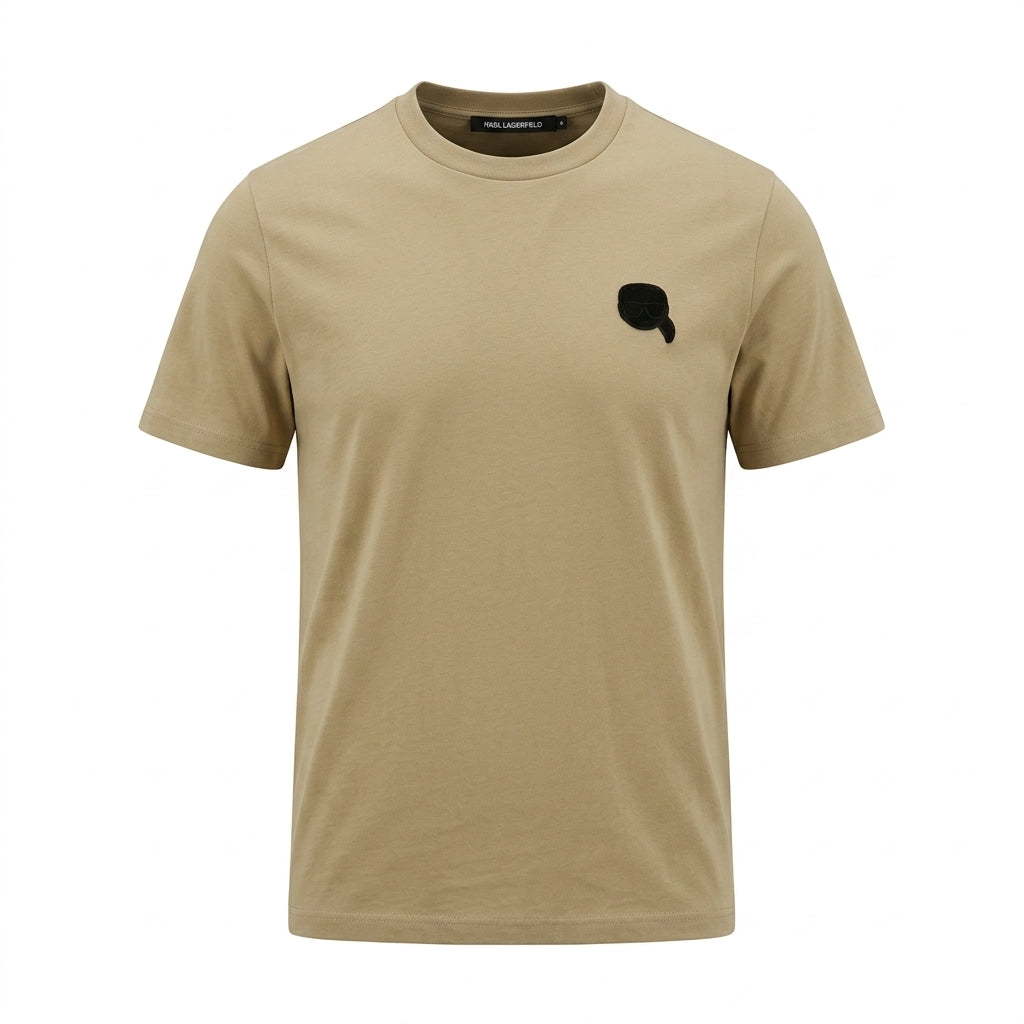 Karl Lagerfeld T-Shirt featuring black logo print available at Lestyle Boutique Melbourne