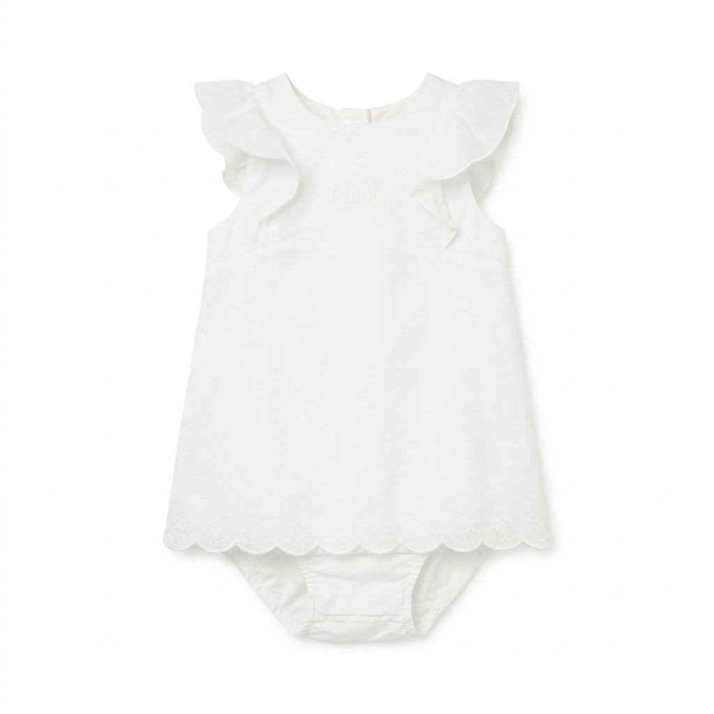 Chloé dress featuring ruffled sleeves available at Lestyle Boutique Melbourne