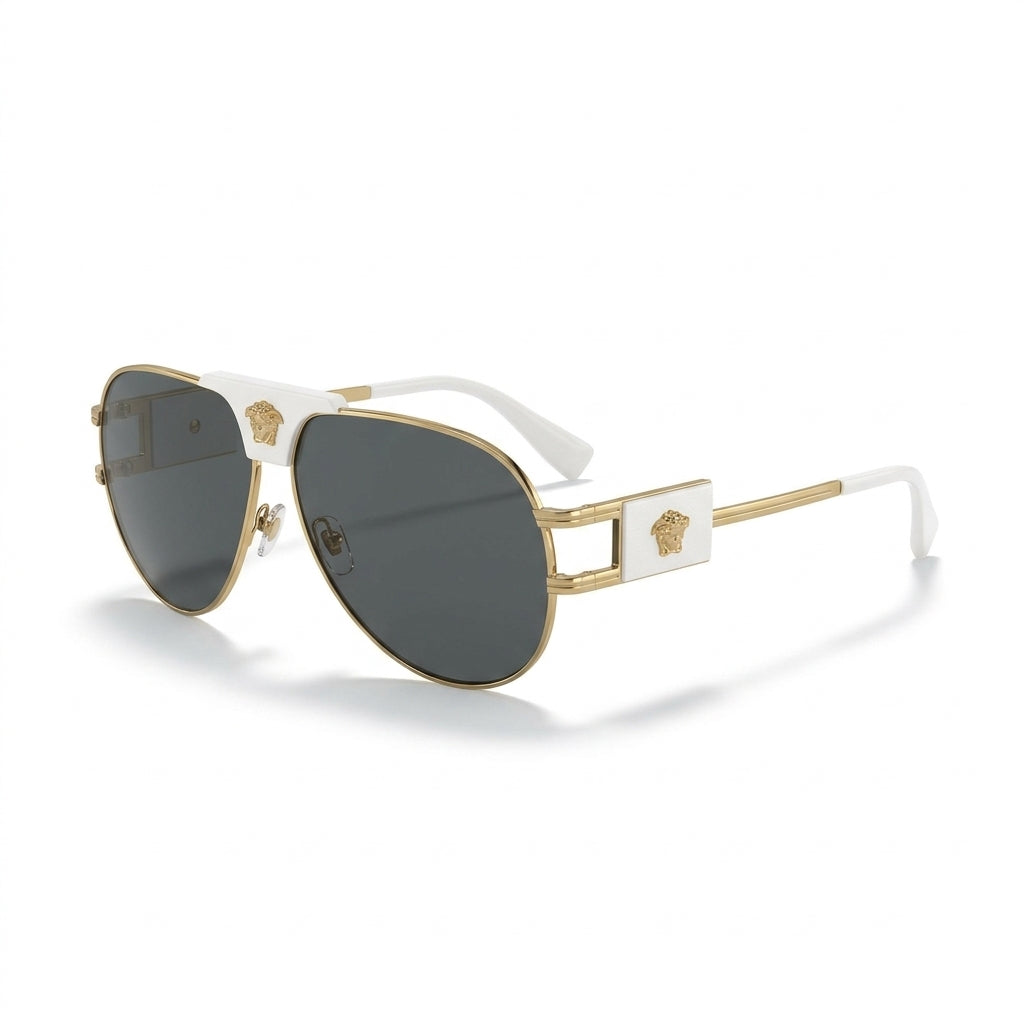 Versace sunglasses featuring gold medusa emblem available at Lestyle Boutique Melbourne