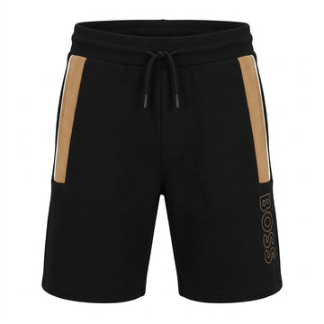 BOSS shorts featuring logo detail and contrast side stripe available at Lestyle Boutique Melbourne