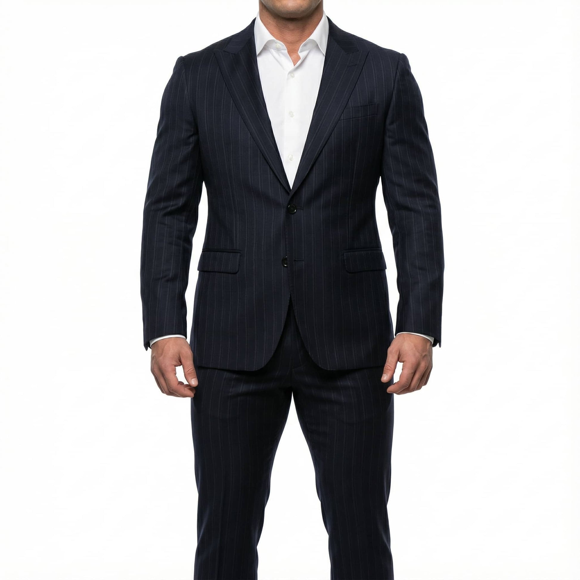 Dolce & Gabbana suit set featuring pinstripes available at Lestyle Boutique Melbourne