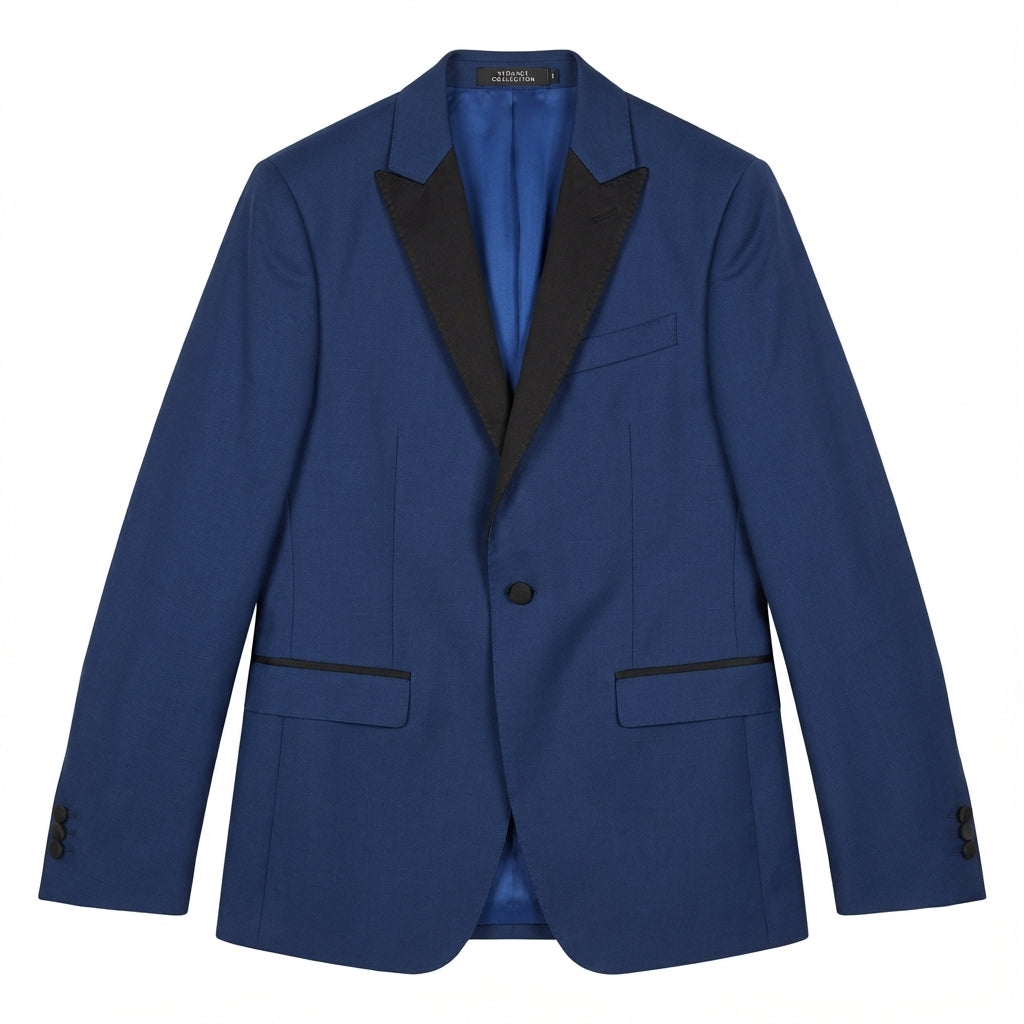 Versace suit set featuring a contrasting black lapel available at Lestyle Boutique Melbourne