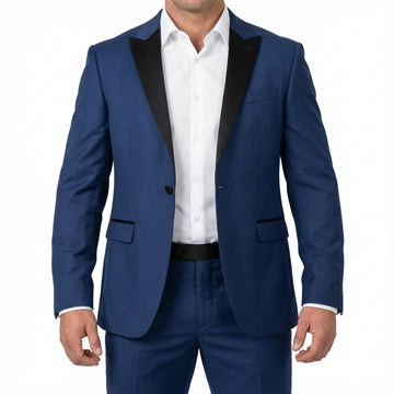 Versace suit set featuring a contrasting black lapel available at Lestyle Boutique Melbourne