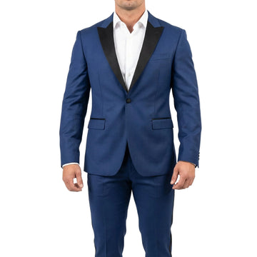 Versace collection suit set featuring a sharp lapel available at Lestyle Boutique Melbourne