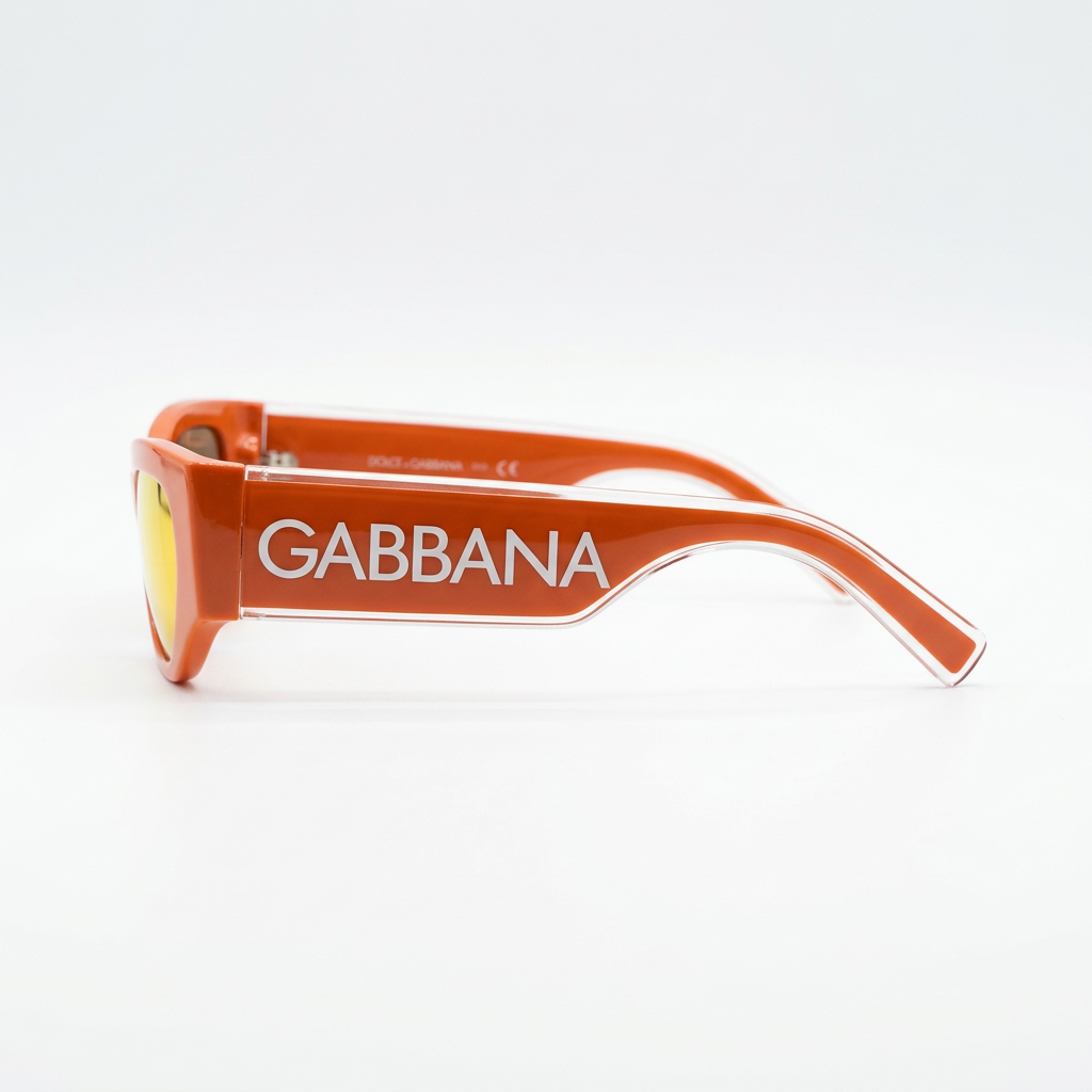 Dolce&Gabbana Kids sunglasses featuring a bold orange frame available at Lestyle Boutique Melbourne