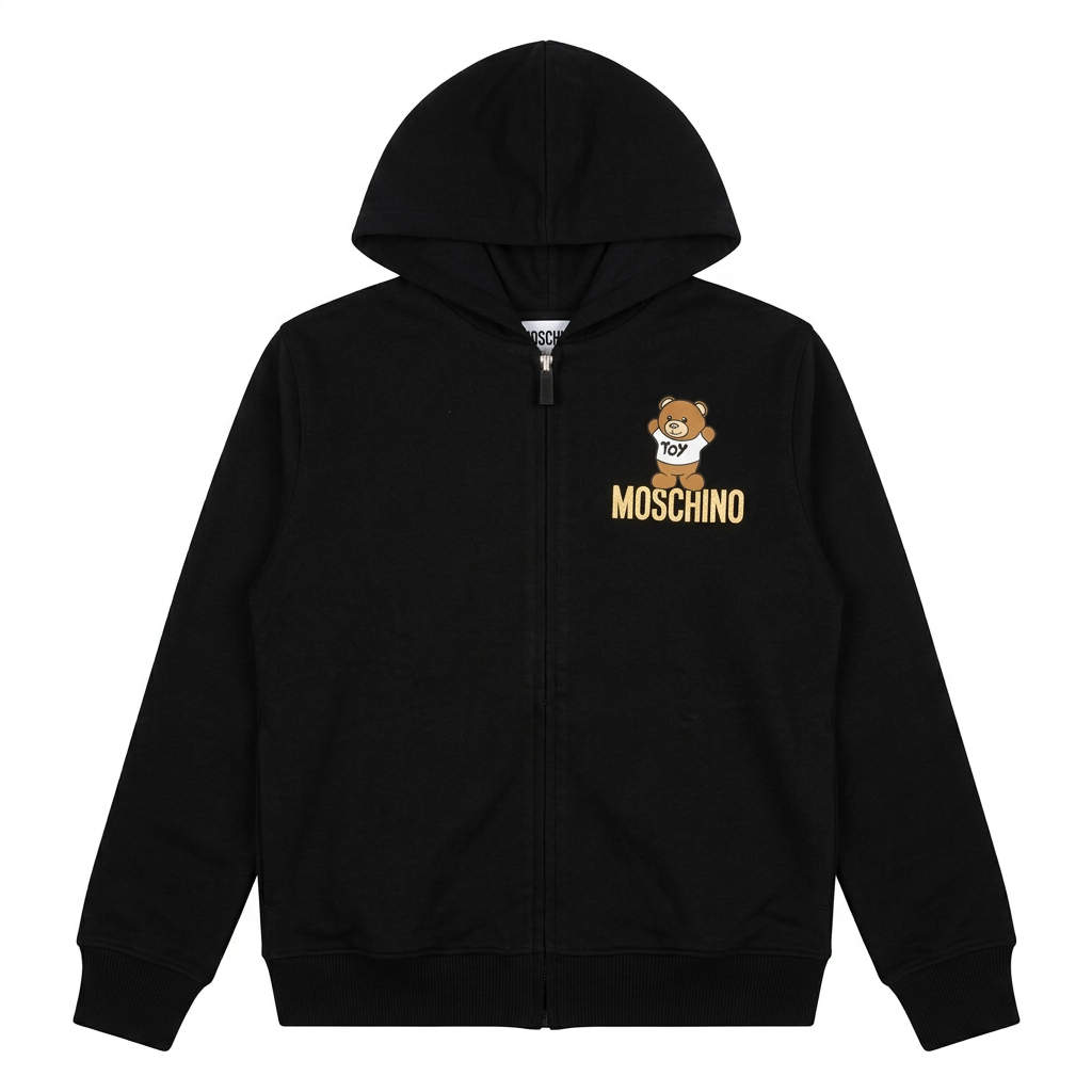 Moschino teddy bear hoodie featuring toy design available at Lestyle Boutique Melbourne