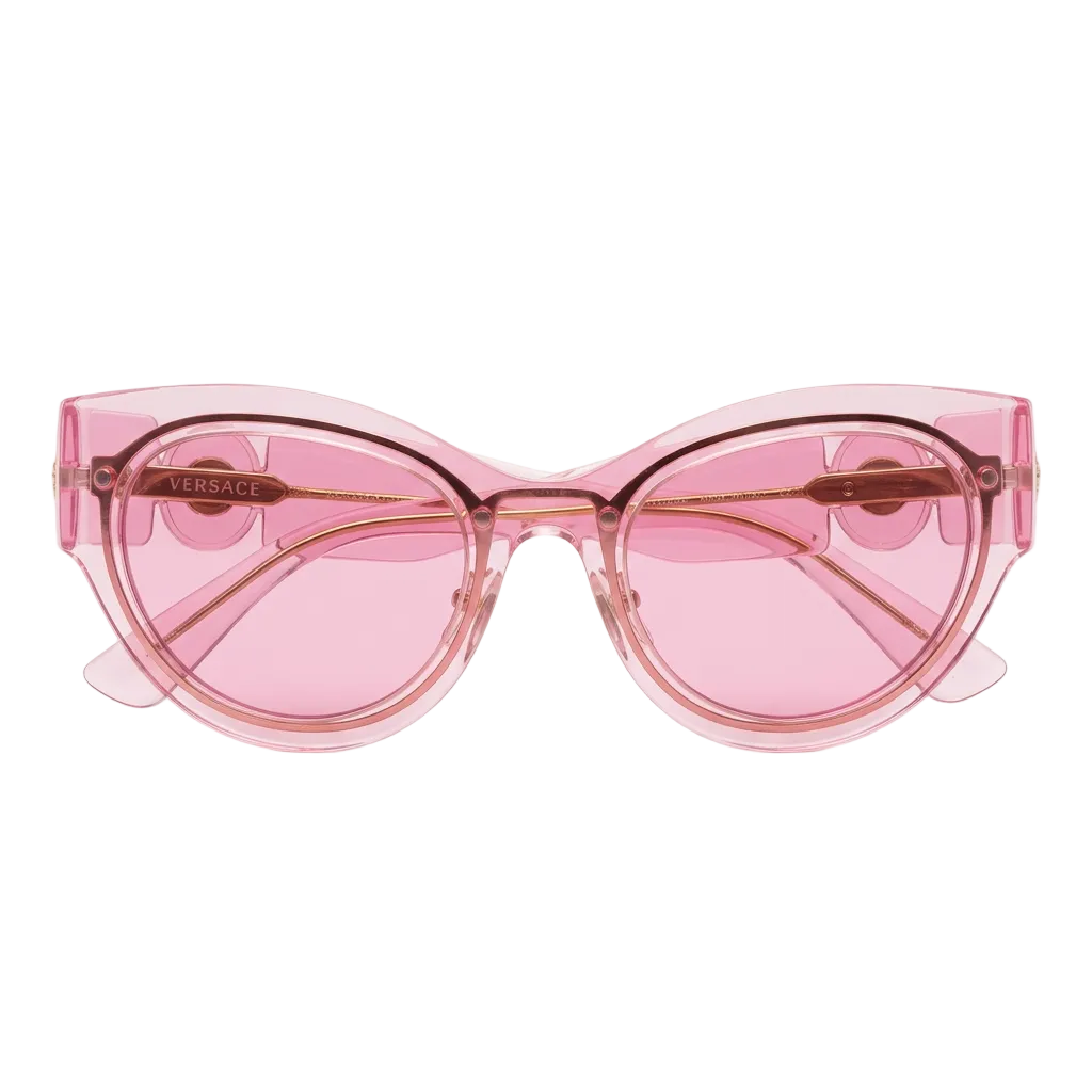 Versace sunglasses featuring pink tinted lenses available at Lestyle Boutique Melbourne